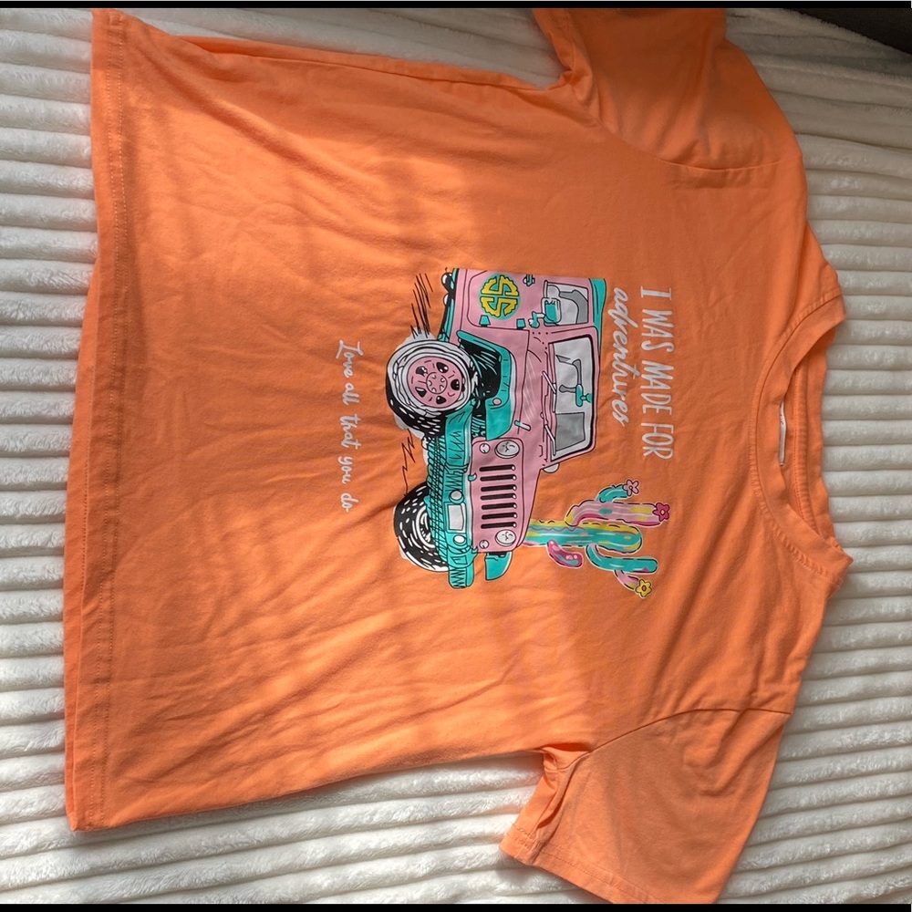 Orange Graphic Tee